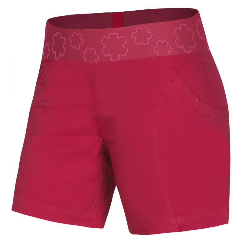 Ocun Pantera Womens Climbing Short in Persian Red