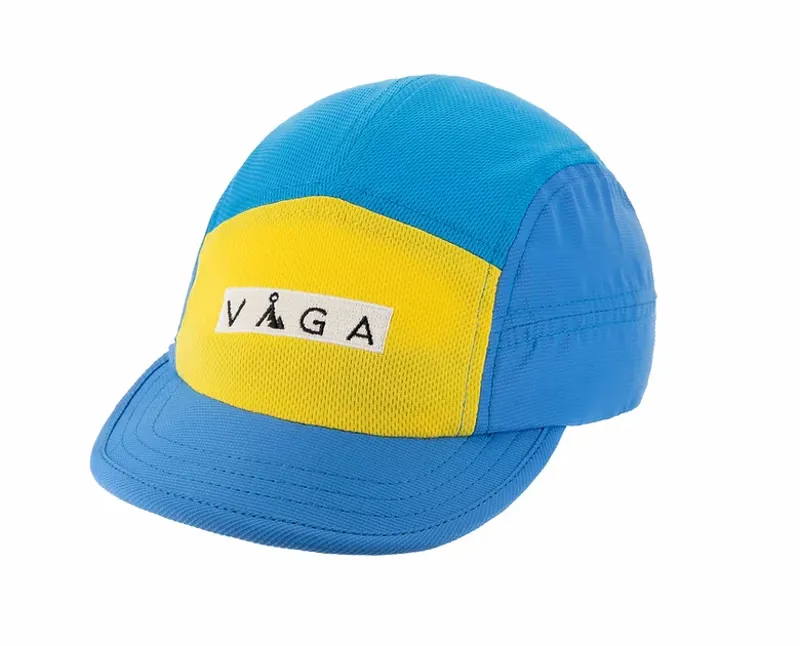 Våga Running Cap in Blue/Blue/Yellow