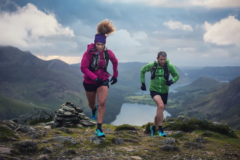 Inov8 Trailfly G 270 Women's Trail Running Shoe in Blue/Yellow-8