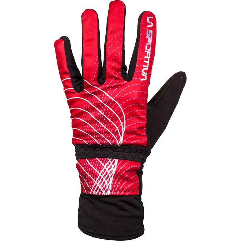 La Sportiva Winter Run Glove in Berry