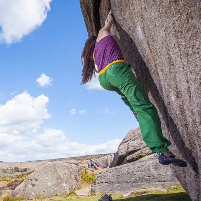 Moon Samurai Pant Womens Climbing Trouser in Green-3