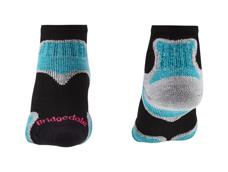 Bridgedale Trail Sport UL T2 Ankle Sock in Black/Blue-1