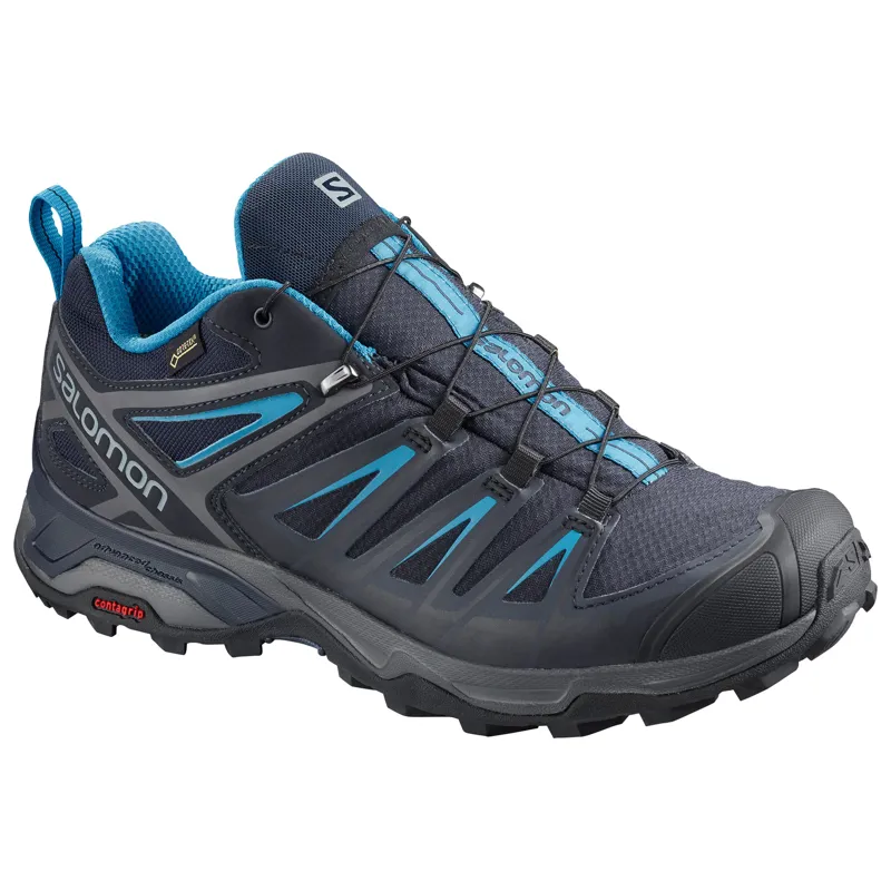 Salomon X Ultra 3 GTX Mens Walking Shoe in Grey/NightSky