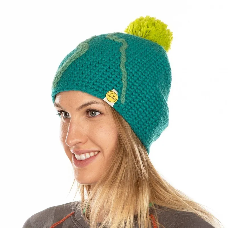 La Sportiva Dorado Beanie in Emerald/Spruce-2