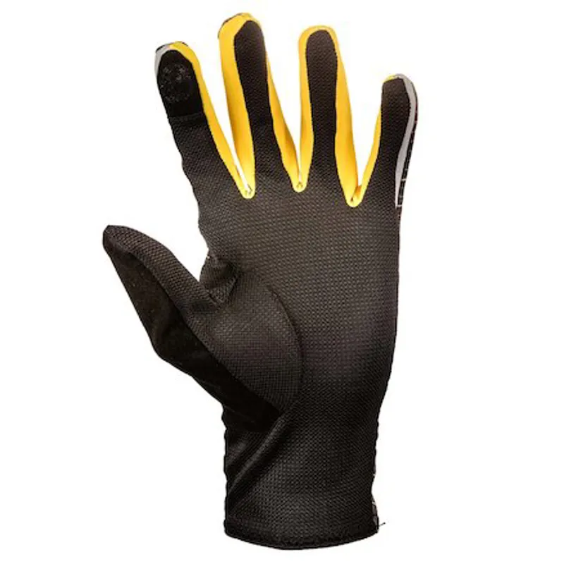 La Sportiva Trail Running Gloves in Black/Yellow-2
