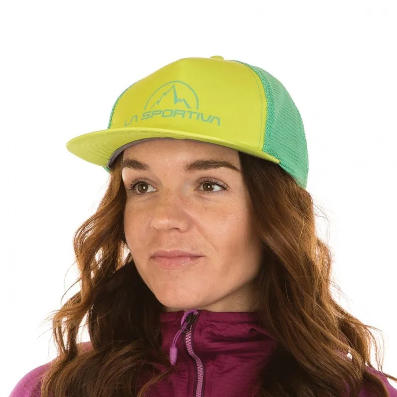 La Sportiva CB Hat in Apple Green/Jade Green-2