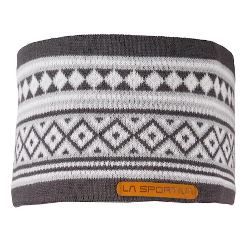 La Sportiva Azuleyo Headband in Carbon/White-1