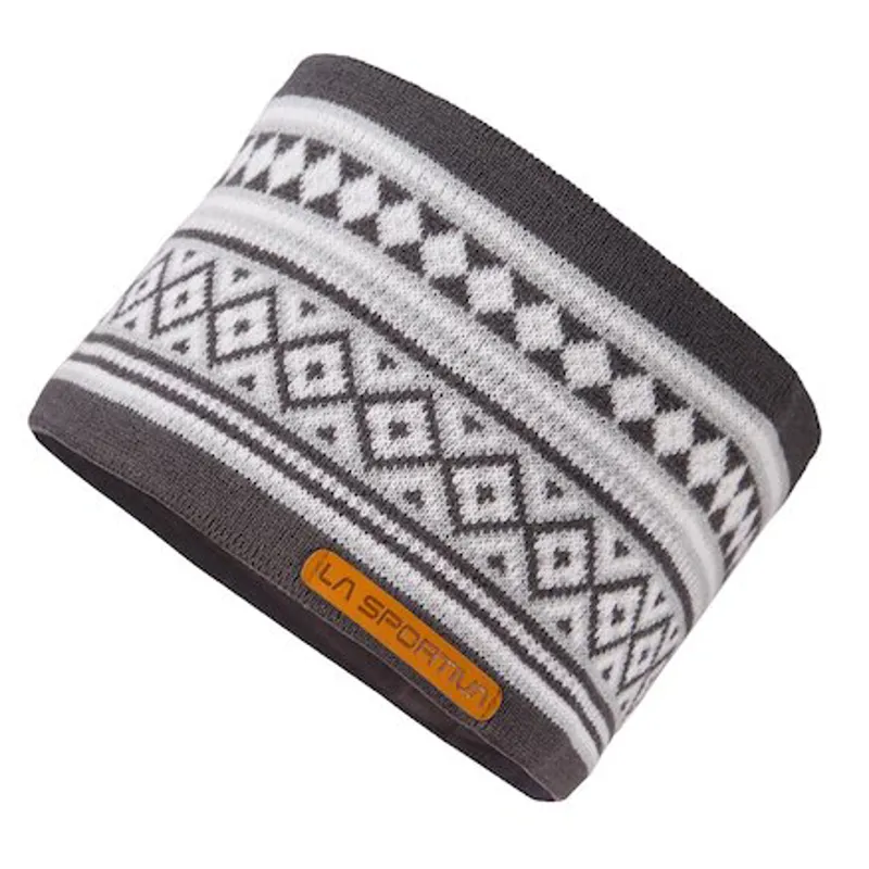 La Sportiva Azuleyo Headband in Carbon/White