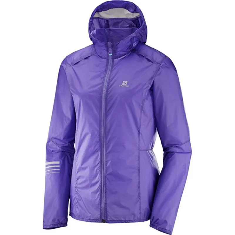 Salomon Lightning Wind Hoodie in Purple