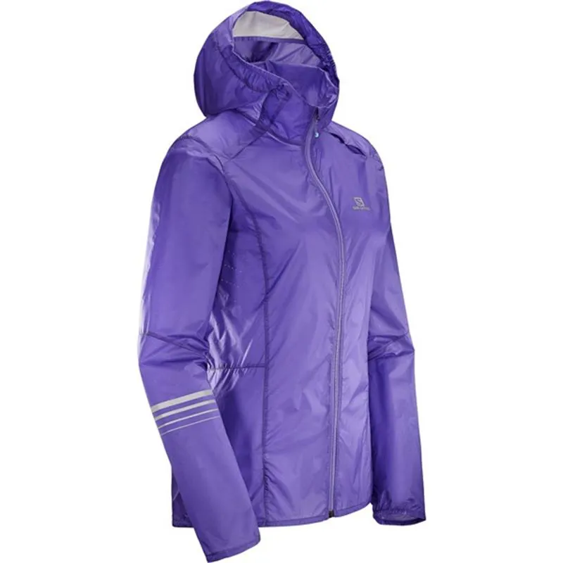 Salomon Lightning Wind Hoodie in Purple-1