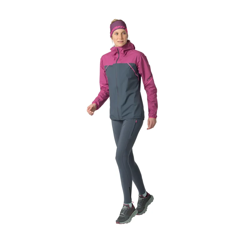 Dynafit Alpine 3L Women's Waterproof Jacket in Magenta-3