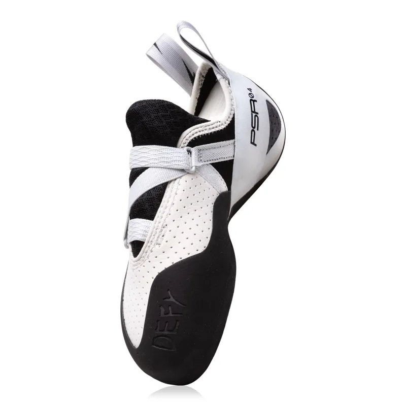 Evolv Defy LV Unisex Climbing Shoe in White/Black-2