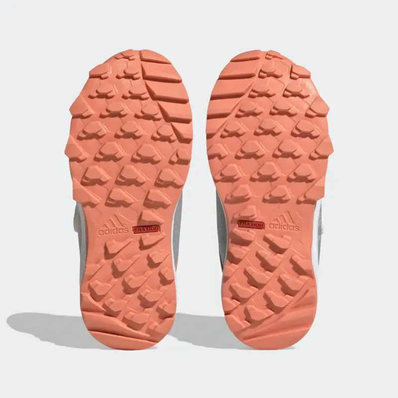 adidas Terrex Agravic Boa Kid's Trail Running/Walking Shoe in Core Black/Crystal White/Impact Orange-2