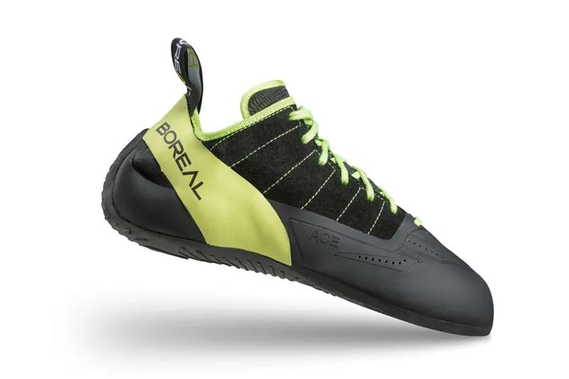Boreal Ace Unisex Climbing Shoe in Black/Green
