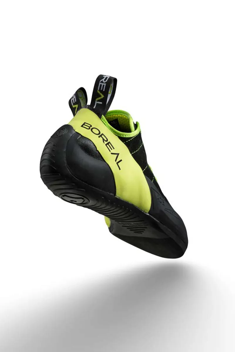 Boreal Ace Unisex Climbing Shoe in Black/Green-1