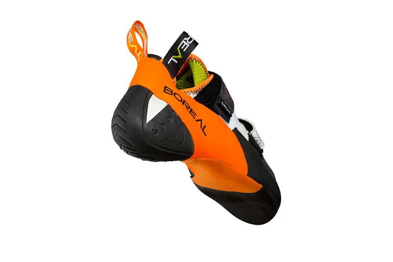 Boreal Crux Mens Climbing Shoe in Orange/Graphite-1