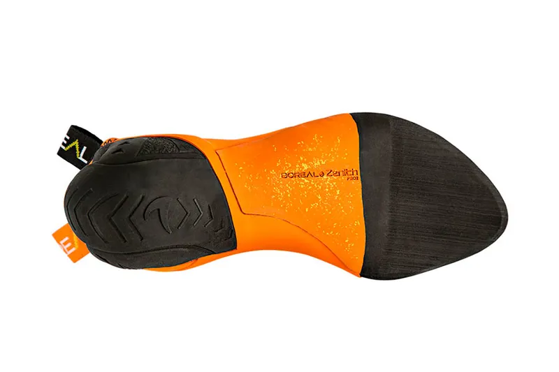 Boreal Crux Lace Men's Climbing Shoe in Orange/Graphite-1