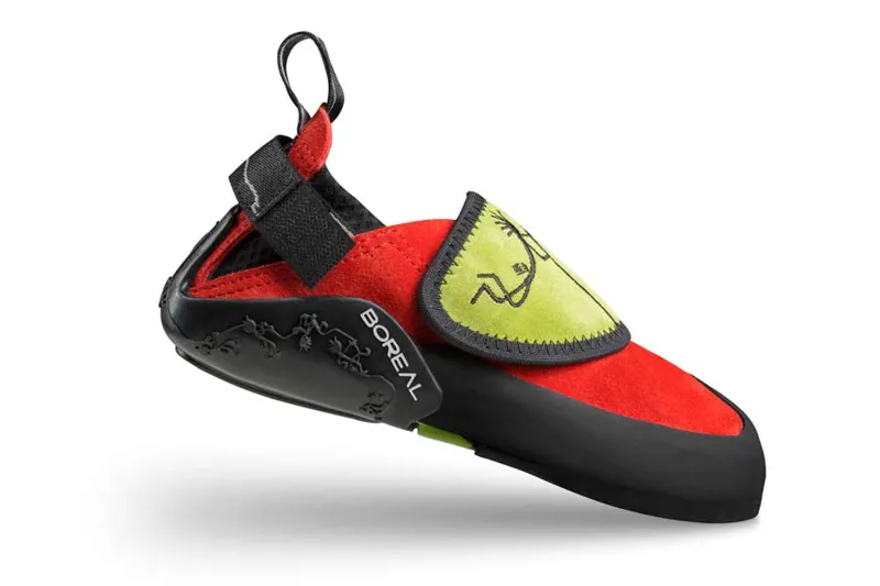 Boreal Ninja Junior Climbing Shoe in Red