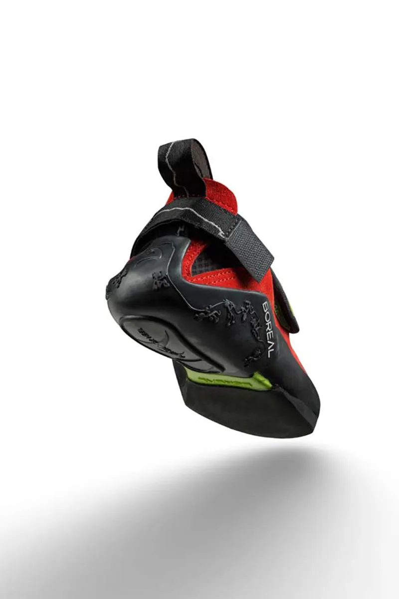 Boreal Ninja Junior Climbing Shoe in Red-2