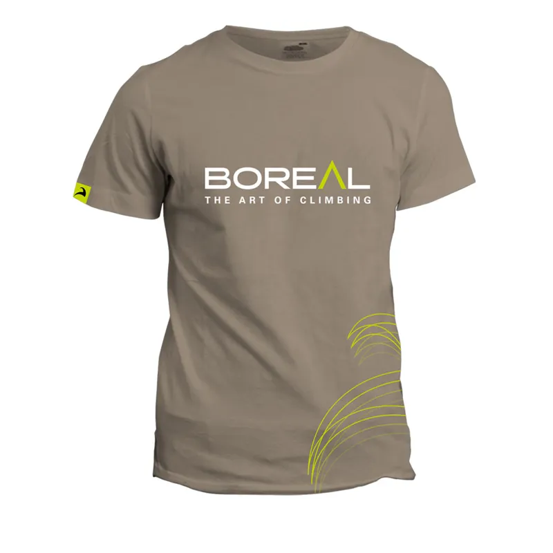 Boreal Organic Cotton Mens T-Shirt in Brown