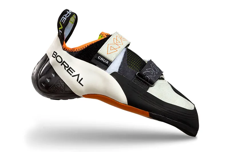 Boreal Crux Womens Climbing Shoe in Orange/White