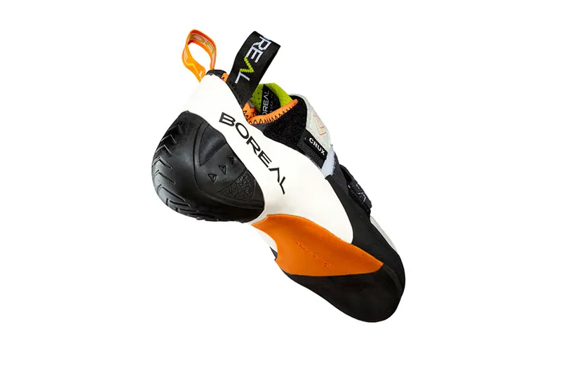 Boreal Crux Womens Climbing Shoe in Orange/White-1