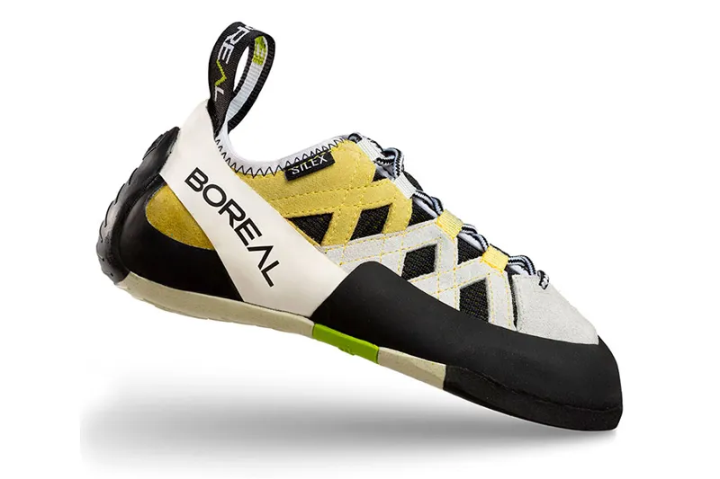 Boreal Silex Lace Women's Climbing Shoe in White/Green