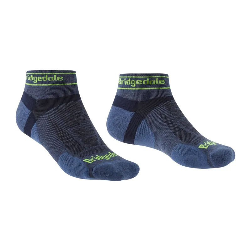Bridgedale Trail Run UL T2 Merino Sport Low Men's Running Sock in Blue
