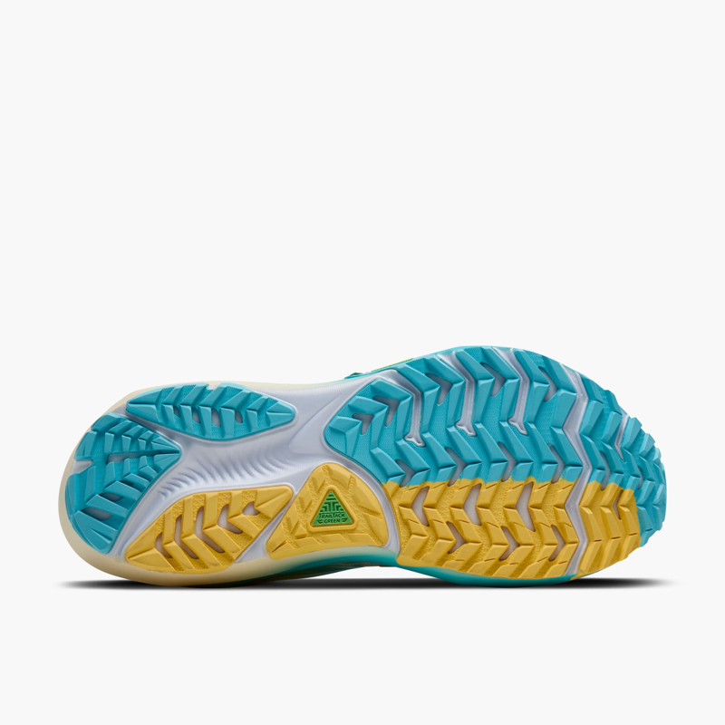 Brooks Ghost Trail Women's Trail Running Shoe in Sand/Star White/Golden Hour-2