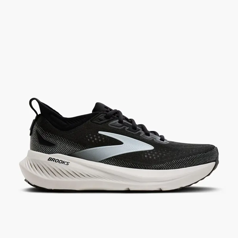 Brooks Glycerin 23 Wide Men's Road Running Shoes in Black/Grey/White