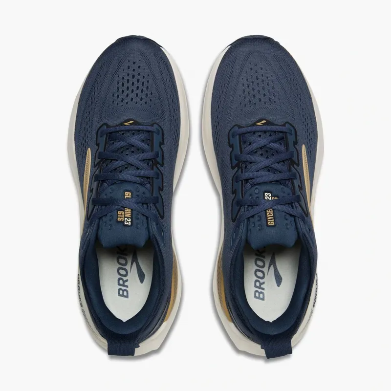 Brooks Glycerin GTS 23 Men's Road Running Shoe Blue/Spellbound/Starfish-1