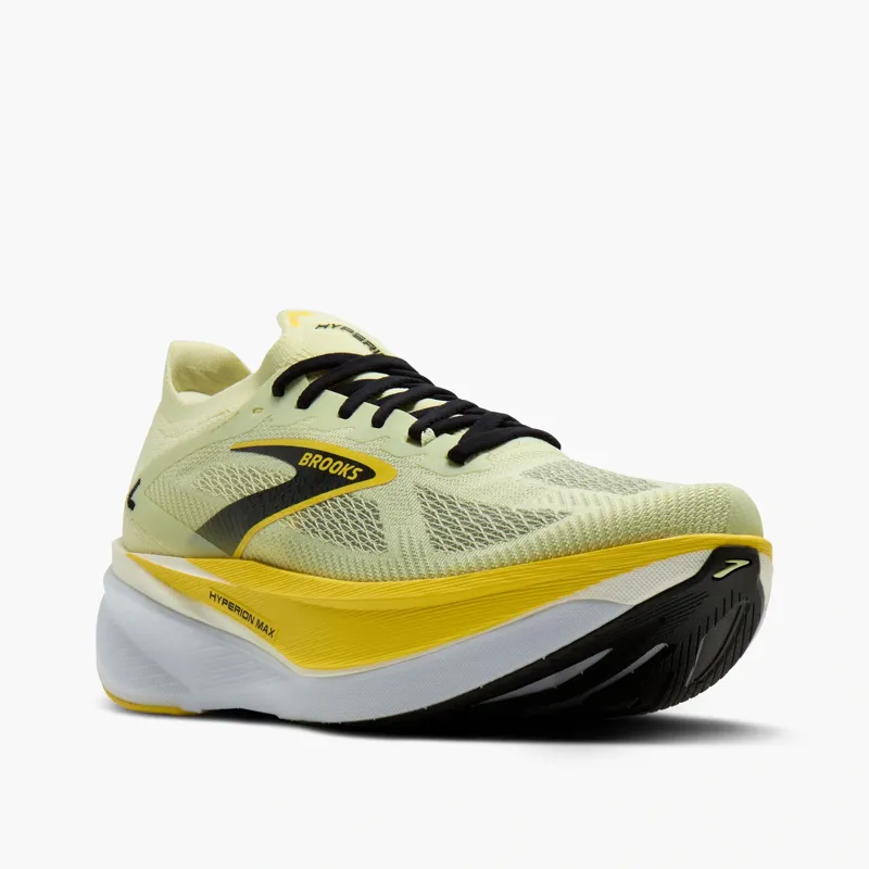 Brooks Hyperion Max 3 Men's Road Running Shoe in Luminary/Cyber Yellow/Black-5