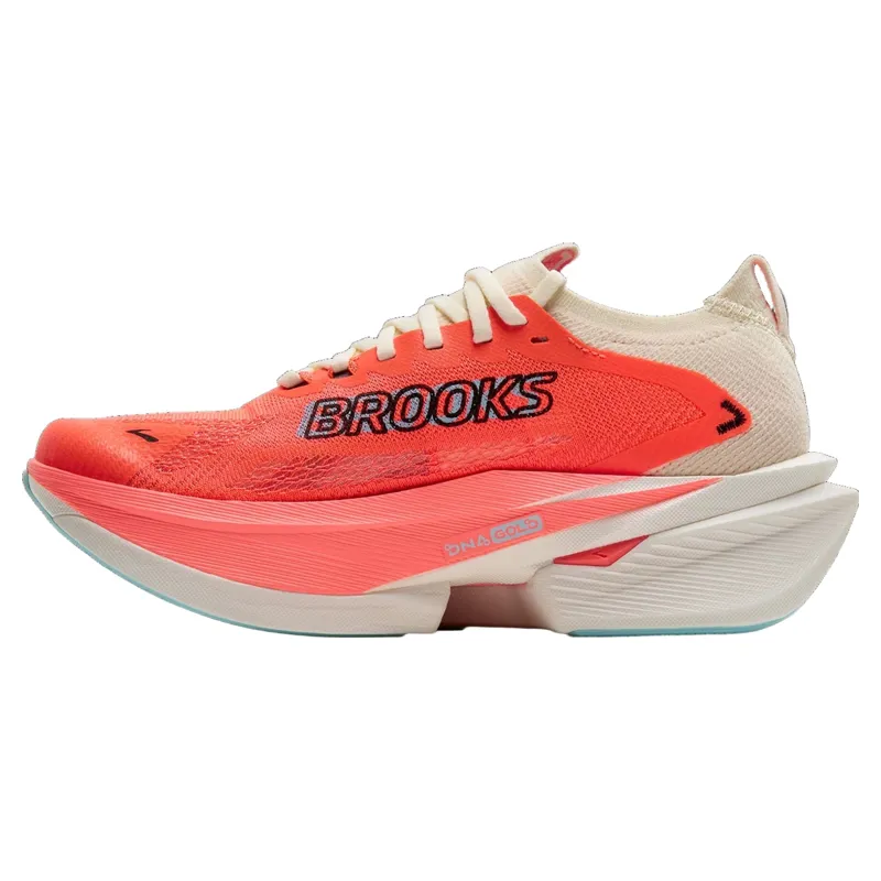 Brooks Hyperion Max 3 Women's Road Running Shoe in Coconut/Fiery Coral/Atomizer-3