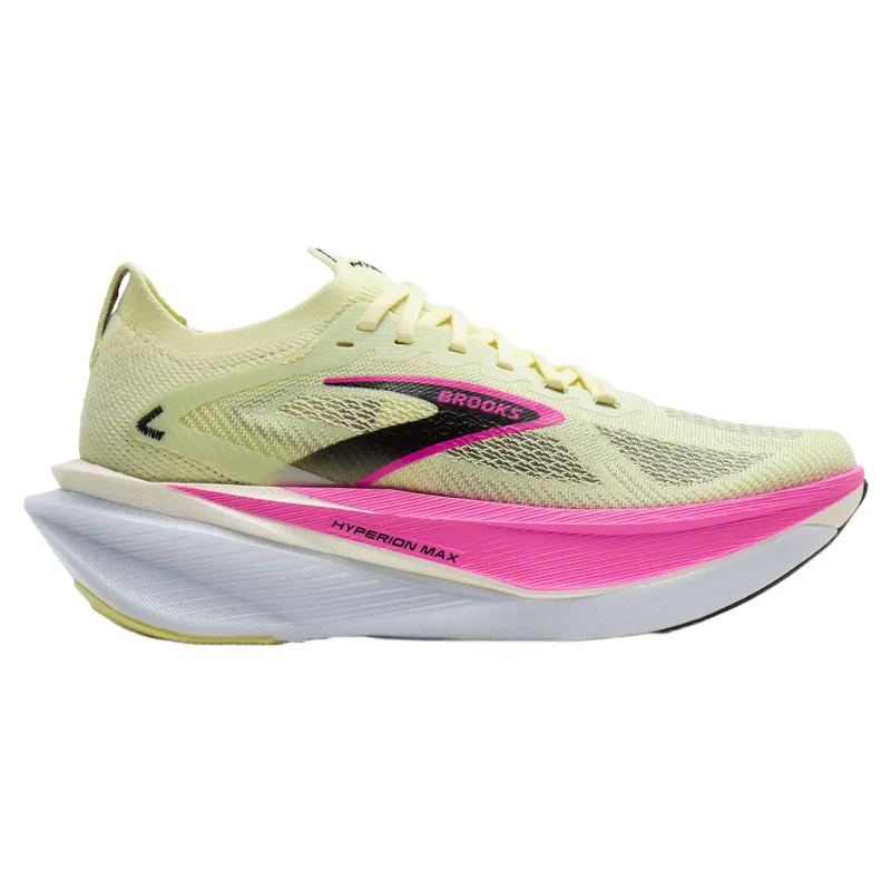 Brooks Hyperion Max 3 Women's Road Running Shoes in Luminary/Cyber Pink/Black