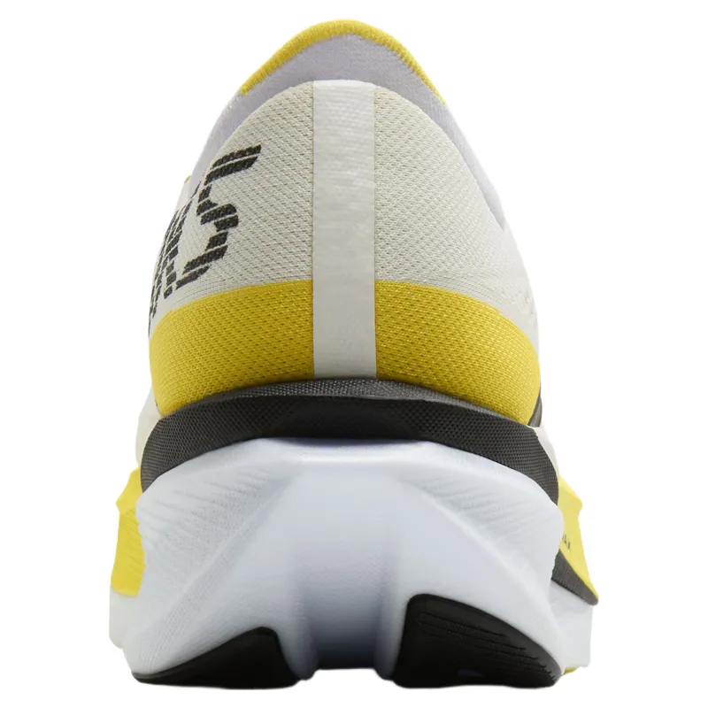 Brooks Hyperion Max 4 Men's Road Running Shoe in White/Cyber Yellow/Black-4
