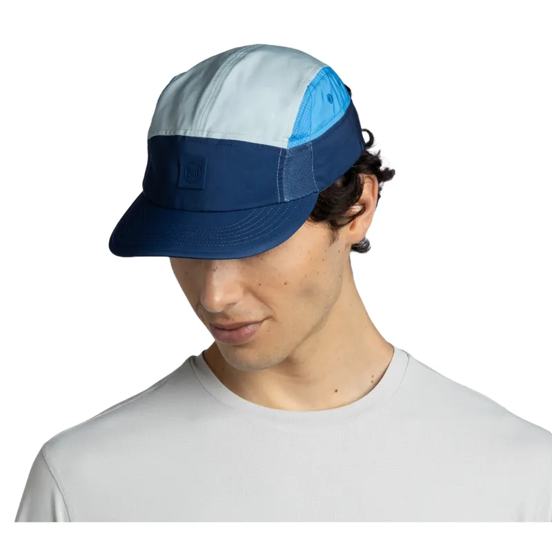 Buff 5 Panel Go Cap in Domus Dark Denim-2