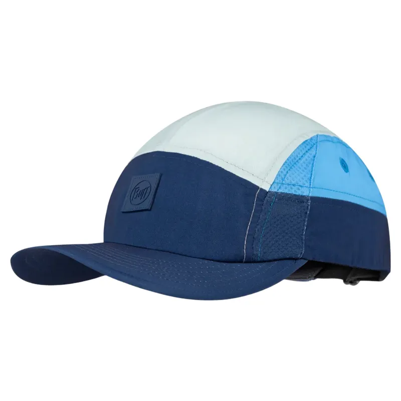 Buff 5 Panel Go Cap in Domus Dark Denim-1