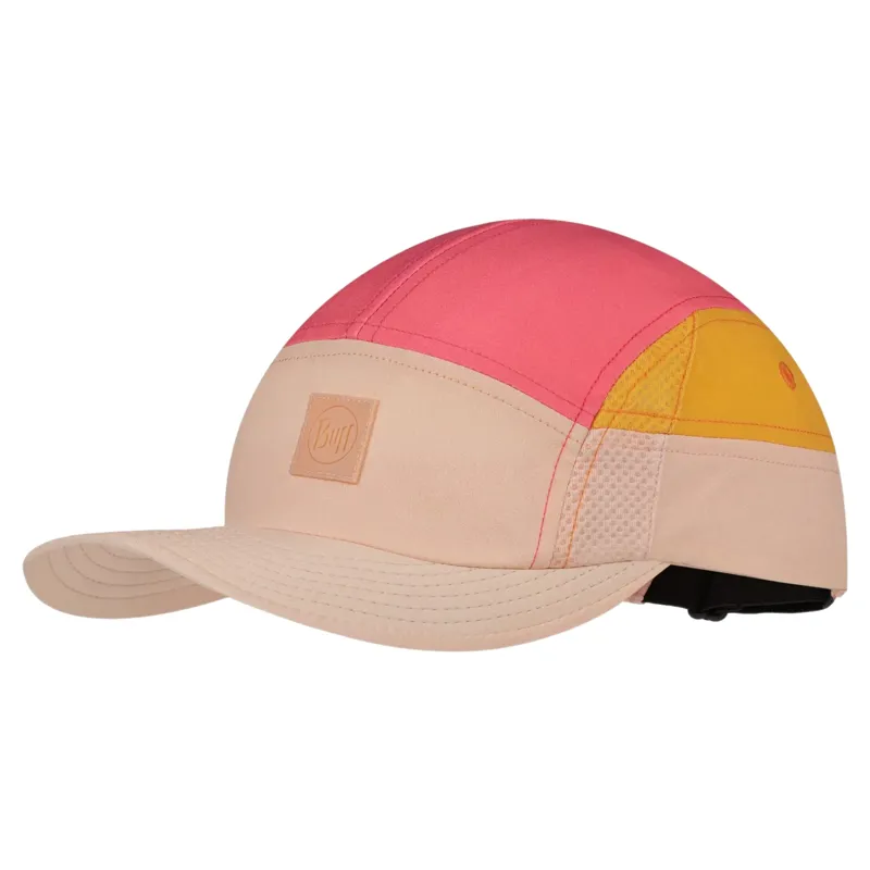Buff 5 Panel Go Cap in Domus Apricot