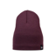 Buff Knitted and Fleece Band Beanie in Lilon Short Burgundy