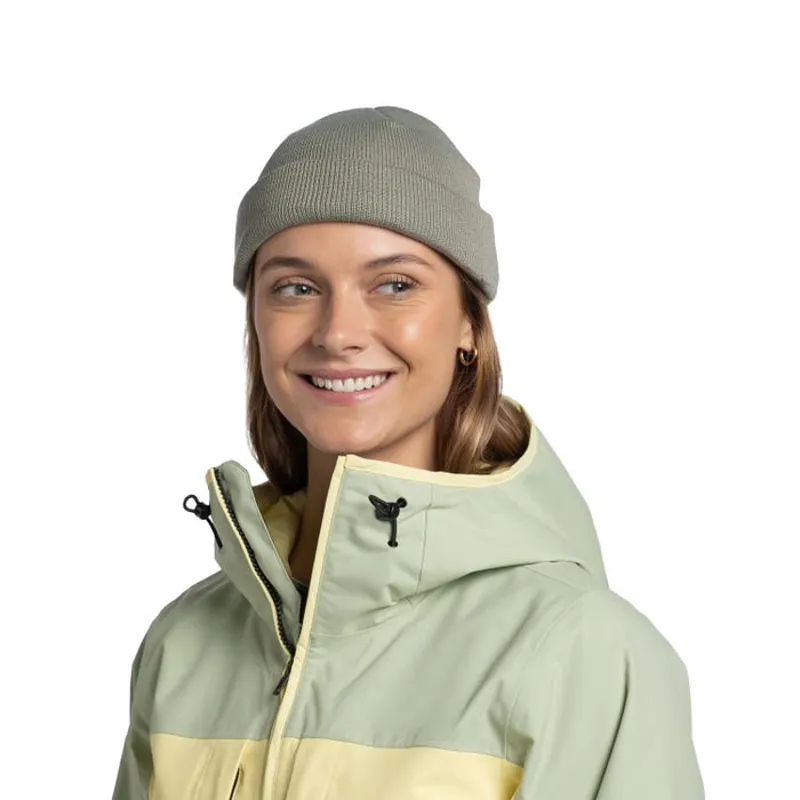 Buff Lilon Fisherman Knitted Beanie in Opaline-2