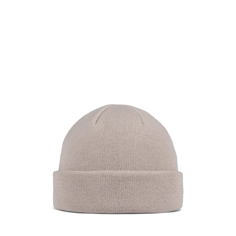 Buff Lilon Fisherman Knitted Beanie in Birch Grey