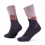Buff Merino Lightweight Wool Crew Running Sock in Pink