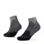 Buff Merino Lightweight Wool Quarter Running Sock in Black