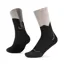 Buff Merino Midweight Crew Running Sock in Black