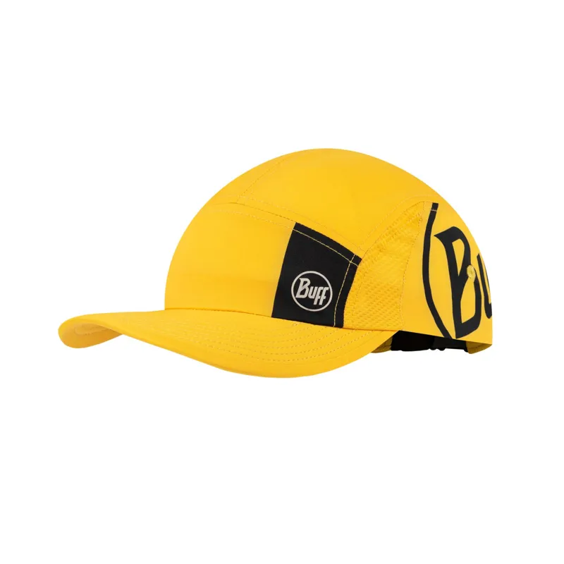 Buff Pro-Team 5 Panel Go Cap Logo in Yellow