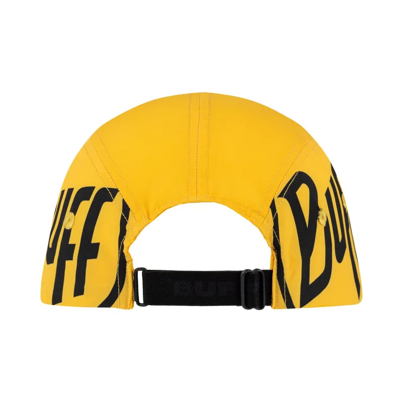 Buff Pro-Team 5 Panel Go Cap Logo in Yellow-1