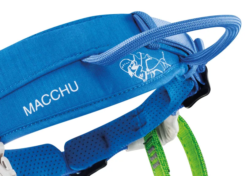 Petzl Macchu Kids Climbing Harness in Blue-3