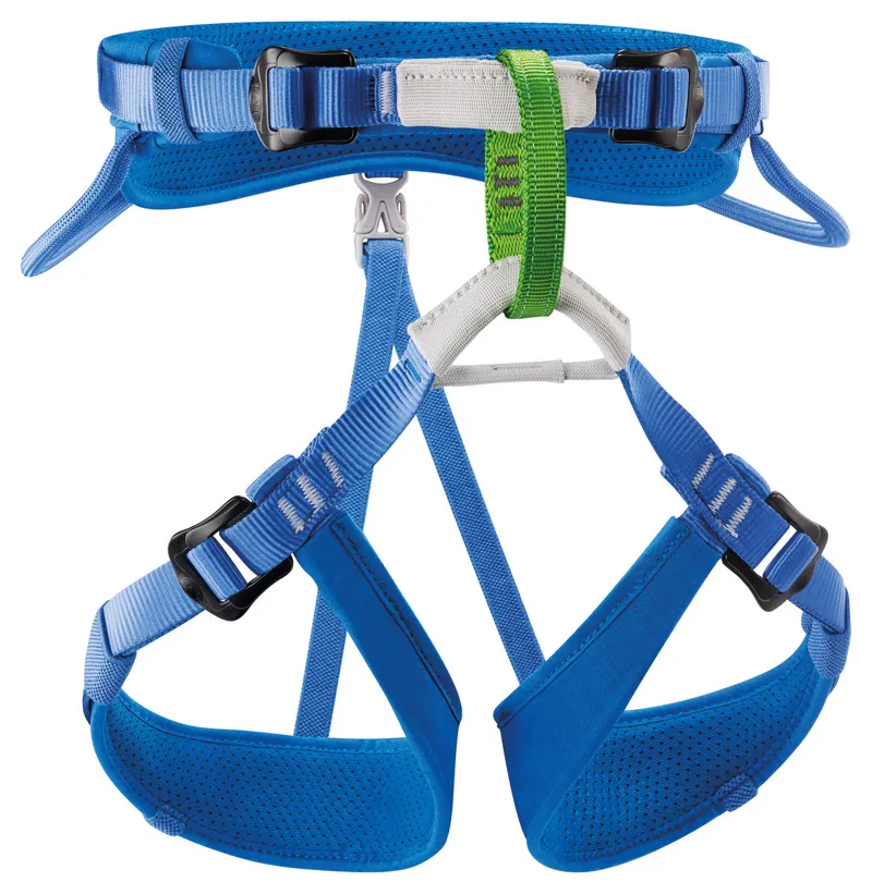 Petzl Macchu Kids Climbing Harness in Blue