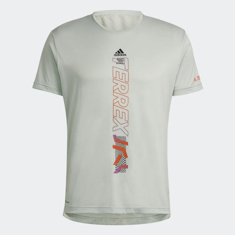 adidas Terrex Agravic Shirt Men's Running T-Shirt in Linen Green