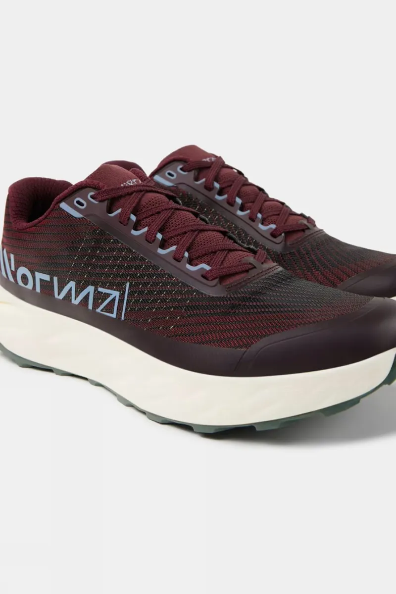 Nnormal Kjerag 2.0 Unisex Trail Running Shoe in Burgundy-3
